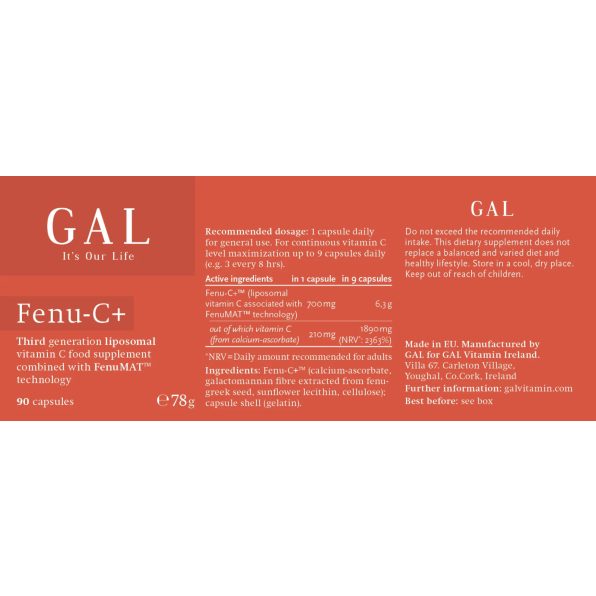 GAL Fenu-C+, Liposomal Vitamin C 