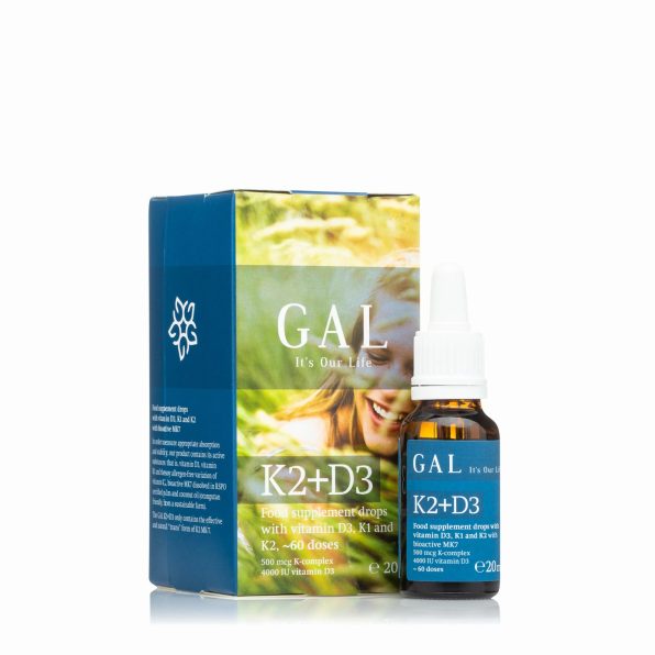 GAL K-Complex+D3 Vitamin Drops (60 doses)