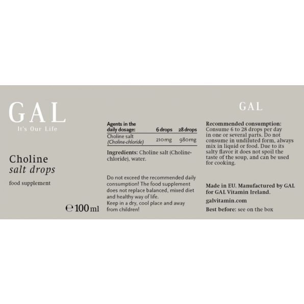 GAL Choline salt drops 